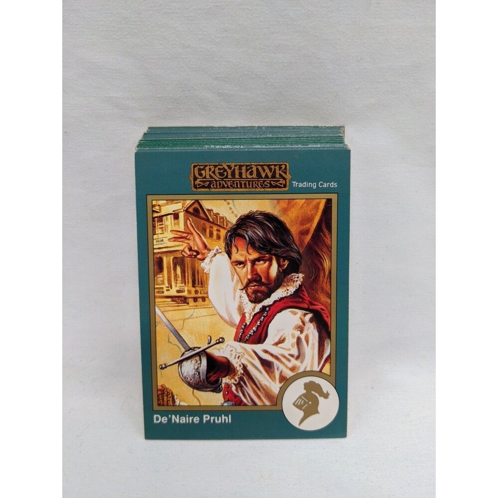 Lot Of (29) TSR Series 1993 Greyhawk Adventures Cards Gold Border And 2 Rare Red